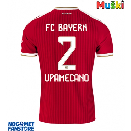 Bayern Munich Dayot Upamecano #2 Domaci Dres 2026-27 Kratak Rukav